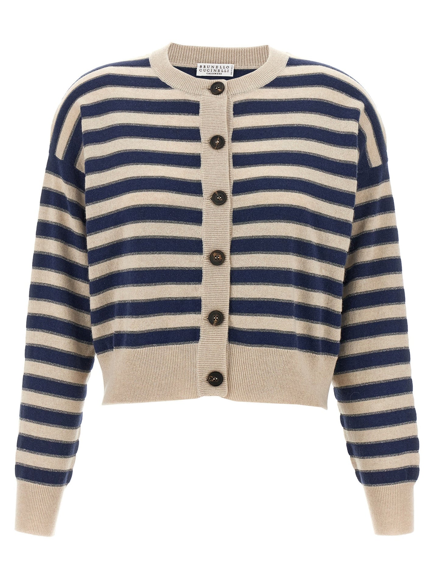 BRUNELLO CUCINELLI - BRUNELLO CUCINELLI - ’Sparkling Stripes’ cardigan - Women’s Knitwear