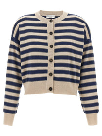 BRUNELLO CUCINELLI - BRUNELLO CUCINELLI - ’Sparkling Stripes’ cardigan - Women’s Knitwear