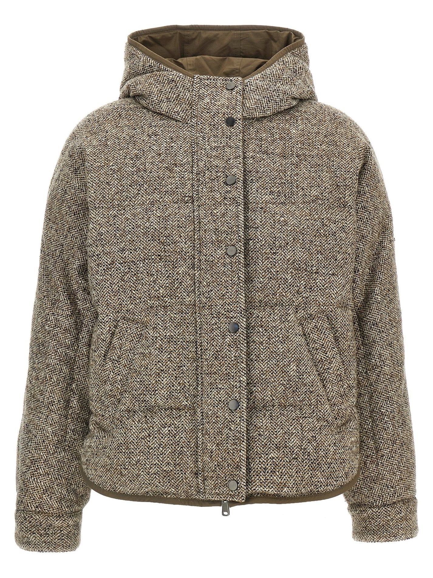 BRUNELLO CUCINELLI - BRUNELLO CUCINELLI - Reversible down jacket - Women’s Outerwear