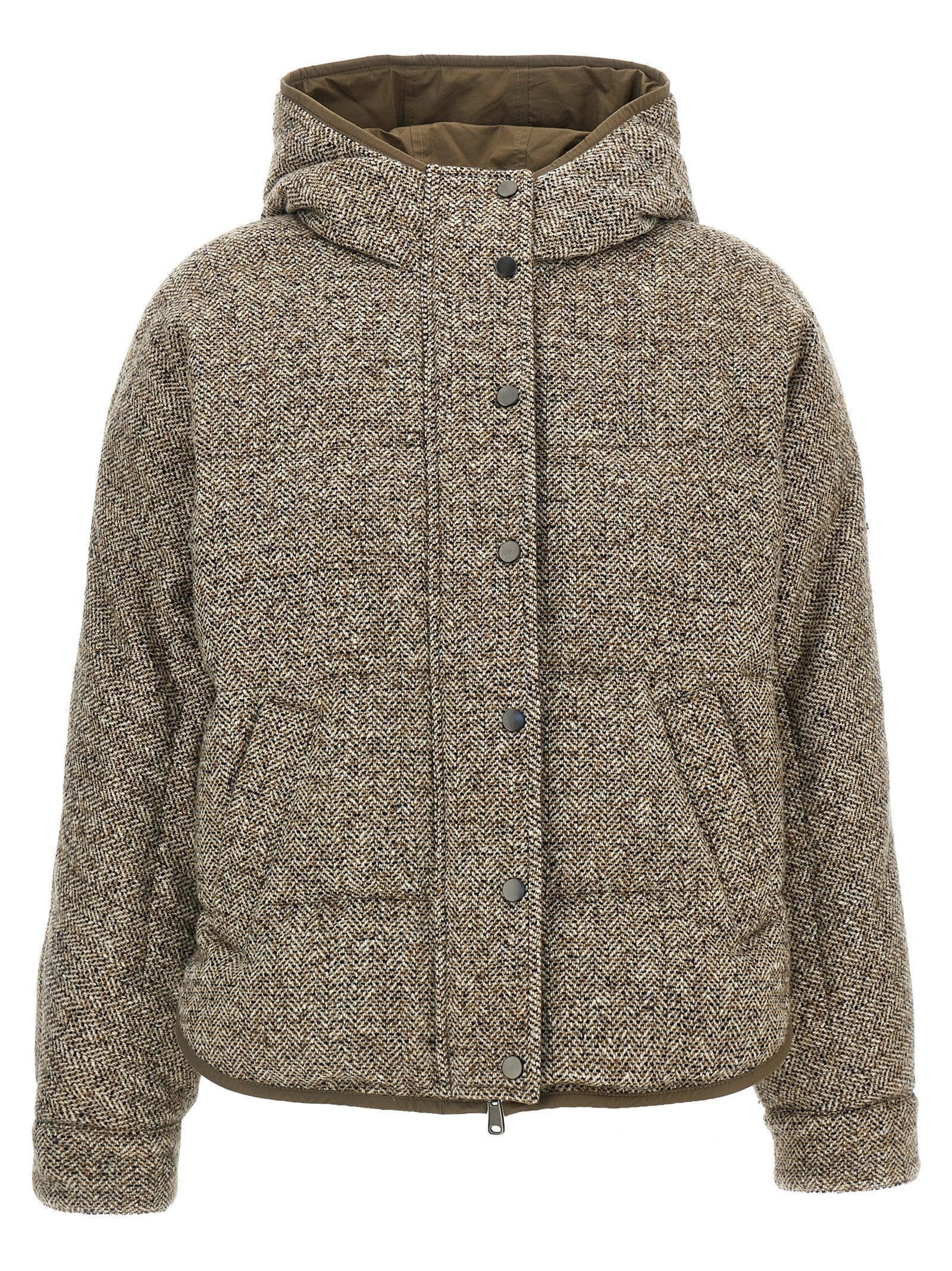 BRUNELLO CUCINELLI - BRUNELLO CUCINELLI - Reversible down jacket - Women’s Outerwear