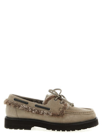 BRUNELLO CUCINELLI - BRUNELLO CUCINELLI - ’Precious Insert’ boat shoe - Women’s Shoes