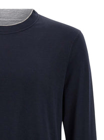 BRUNELLO CUCINELLI - BRUNELLO CUCINELLI - Multi layer t-shirt - Men’s Top