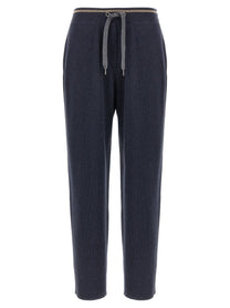 BRUNELLO CUCINELLI - BRUNELLO CUCINELLI - English ribbed trousers - Women’s Pants
