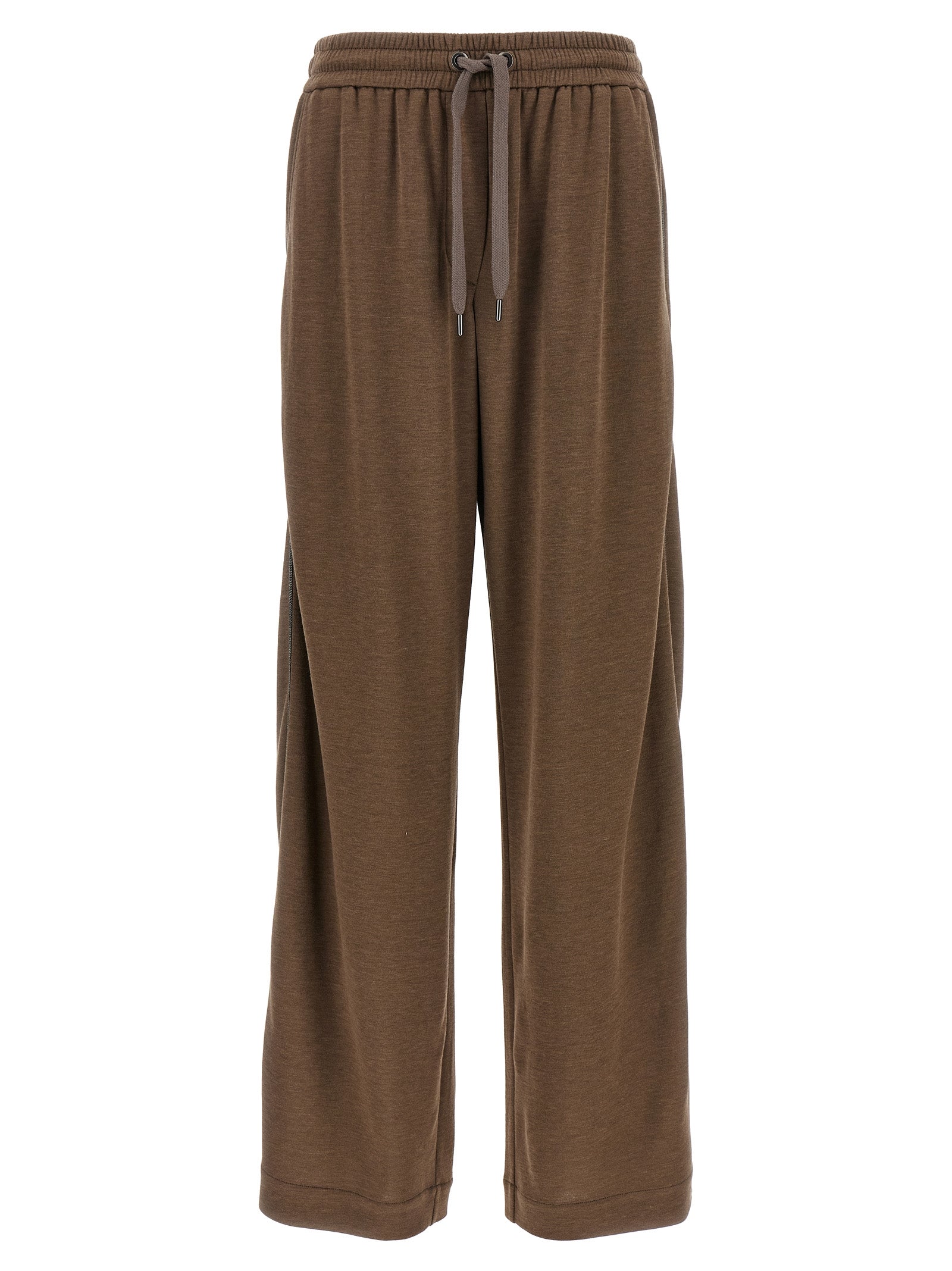 BRUNELLO CUCINELLI - BRUNELLO CUCINELLI - ’Shiny Trims’ joggers - Women’s Bottoms