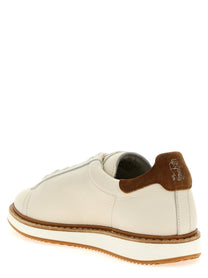 BRUNELLO CUCINELLI - BRUNELLO CUCINELLI - Leather sneakers - Men’s Shoes