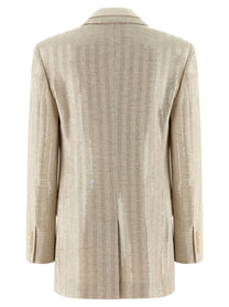 BRUNELLO CUCINELLI - BRUNELLO CUCINELLI - Sequin blazer - Women’s Clothing