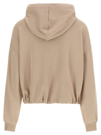 BRUNELLO CUCINELLI - BRUNELLO CUCINELLI - Heraldic coat of arms hoodie - Women’s Sweatshirts