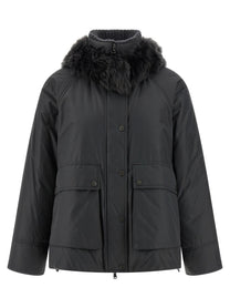 BRUNELLO CUCINELLI - BRUNELLO CUCINELLI - Cashmere neck down jacket - Women’s Outerwear