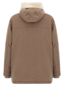 BRUNELLO CUCINELLI - BRUNELLO CUCINELLI - Flannel down jacket - Men’s Outerwear