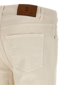 BRUNELLO CUCINELLI - BRUNELLO CUCINELLI - Comfort cotton jeans - Men’s Bottoms