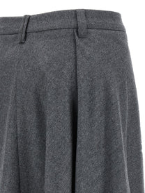 BRUNELLO CUCINELLI - BRUNELLO CUCINELLI - Asymmetrical wool skirt - Women’s Clothing