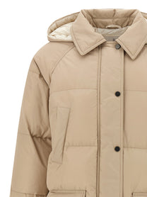 BRUNELLO CUCINELLI - BRUNELLO CUCINELLI - ’Shiny Zipper Pull’ down jacket - Women’s Outerwear