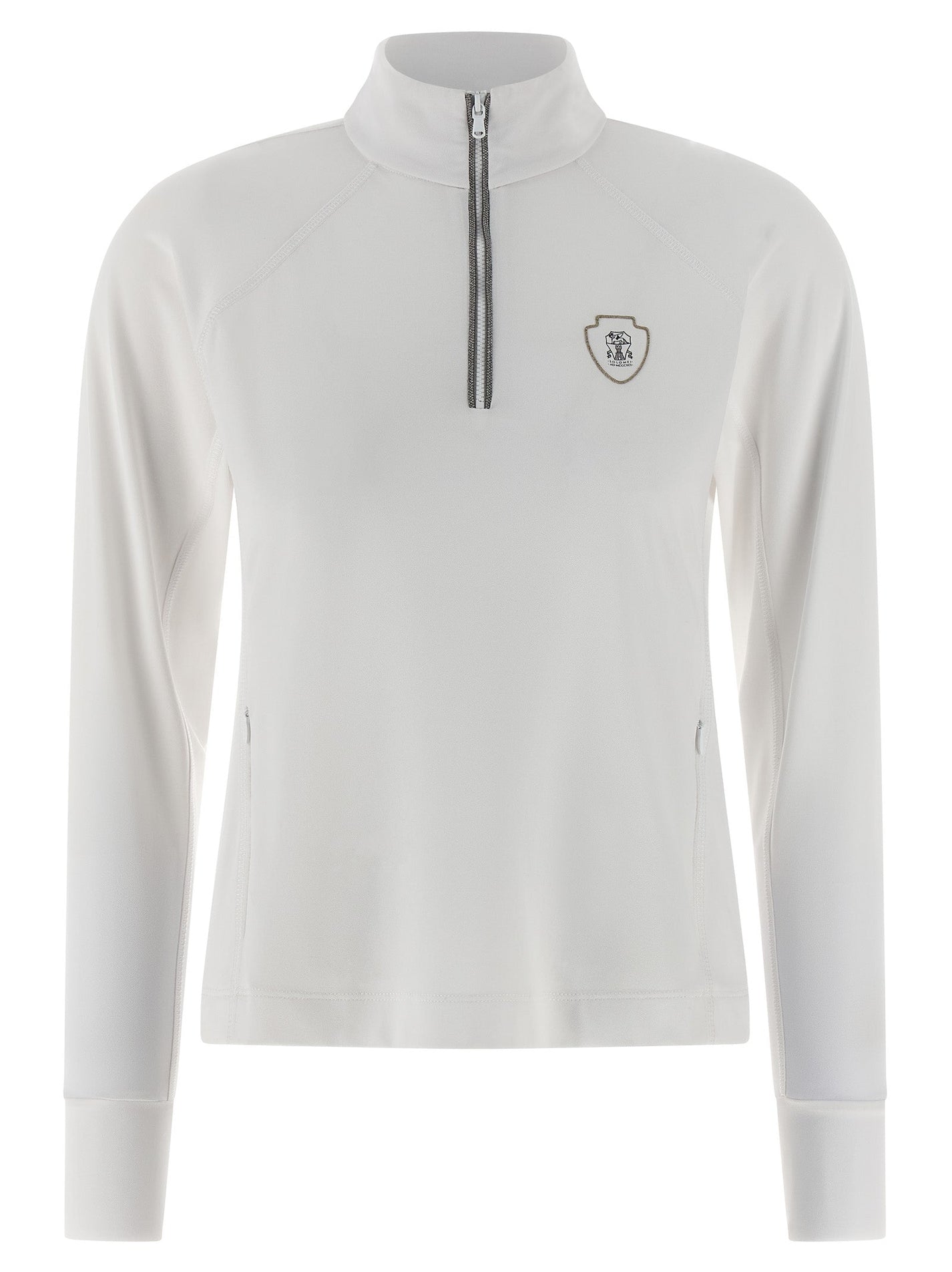 BRUNELLO CUCINELLI - BRUNELLO CUCINELLI - ’Precious Half Zip’ sweater - Women’s Knitwear