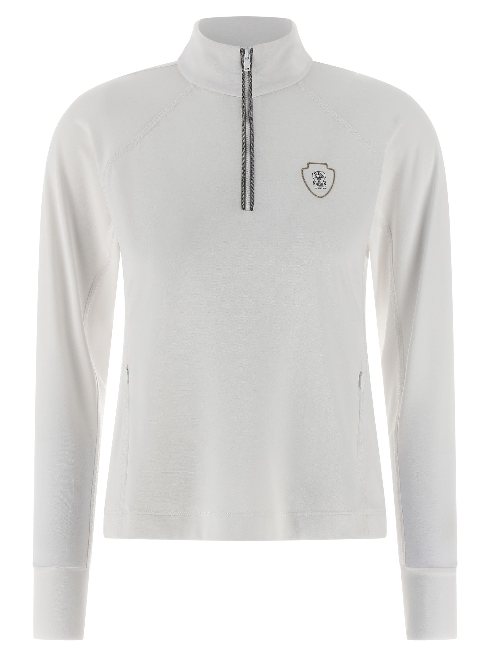 BRUNELLO CUCINELLI - BRUNELLO CUCINELLI - ’Precious Half Zip’ sweater - Women’s Knitwear