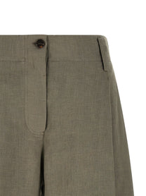 BRUNELLO CUCINELLI - BRUNELLO CUCINELLI - Linen shorts - Women’s Clothing