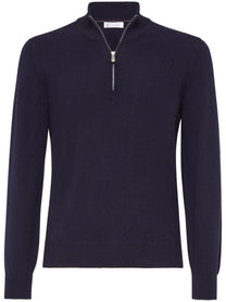 Brunello Cucinelli - Brunello Cucinelli Sweaters Blue - Topwear
