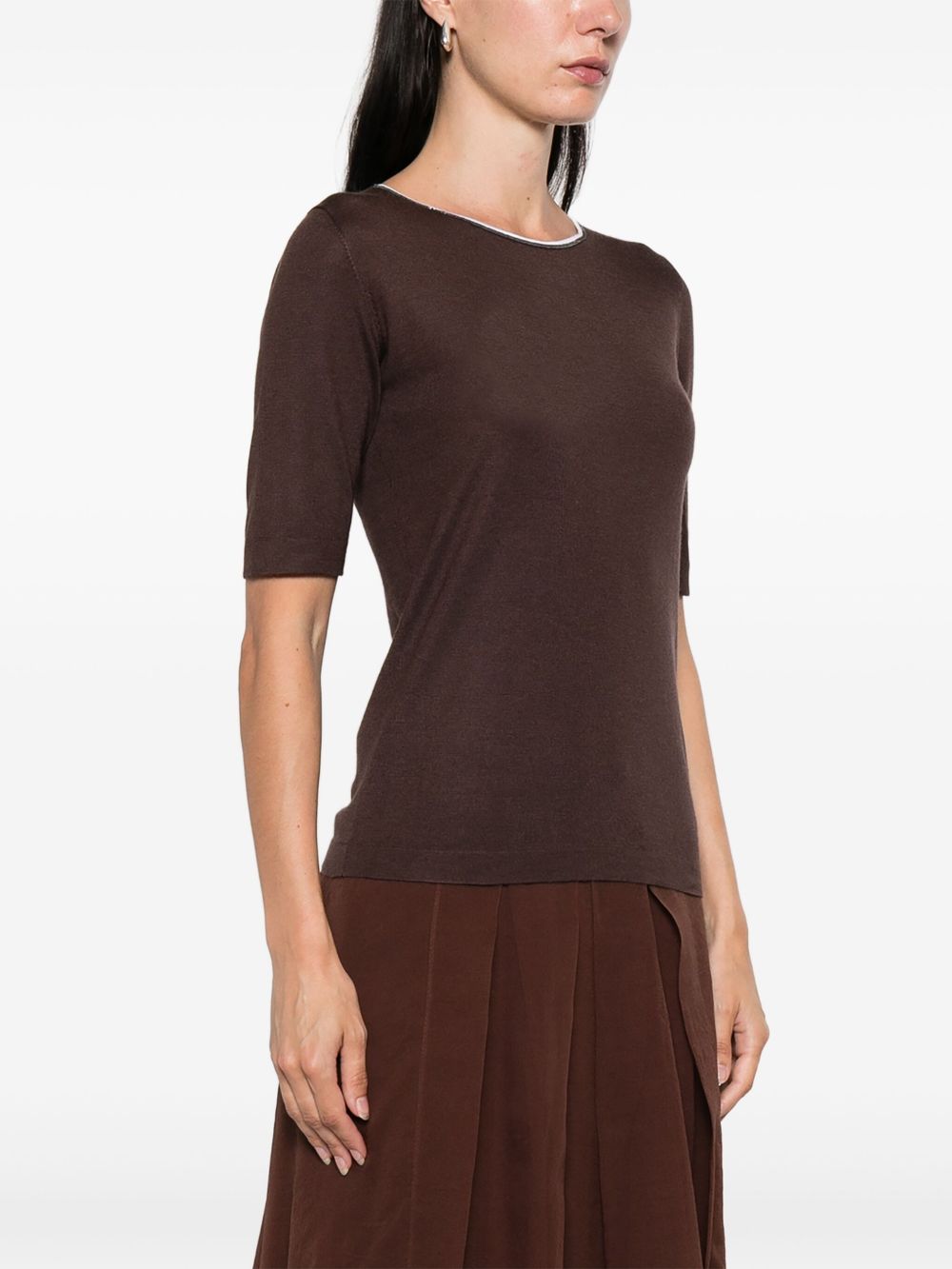 Brunello Cucinelli - Brunello Cucinelli Sweaters Brown - Topwear