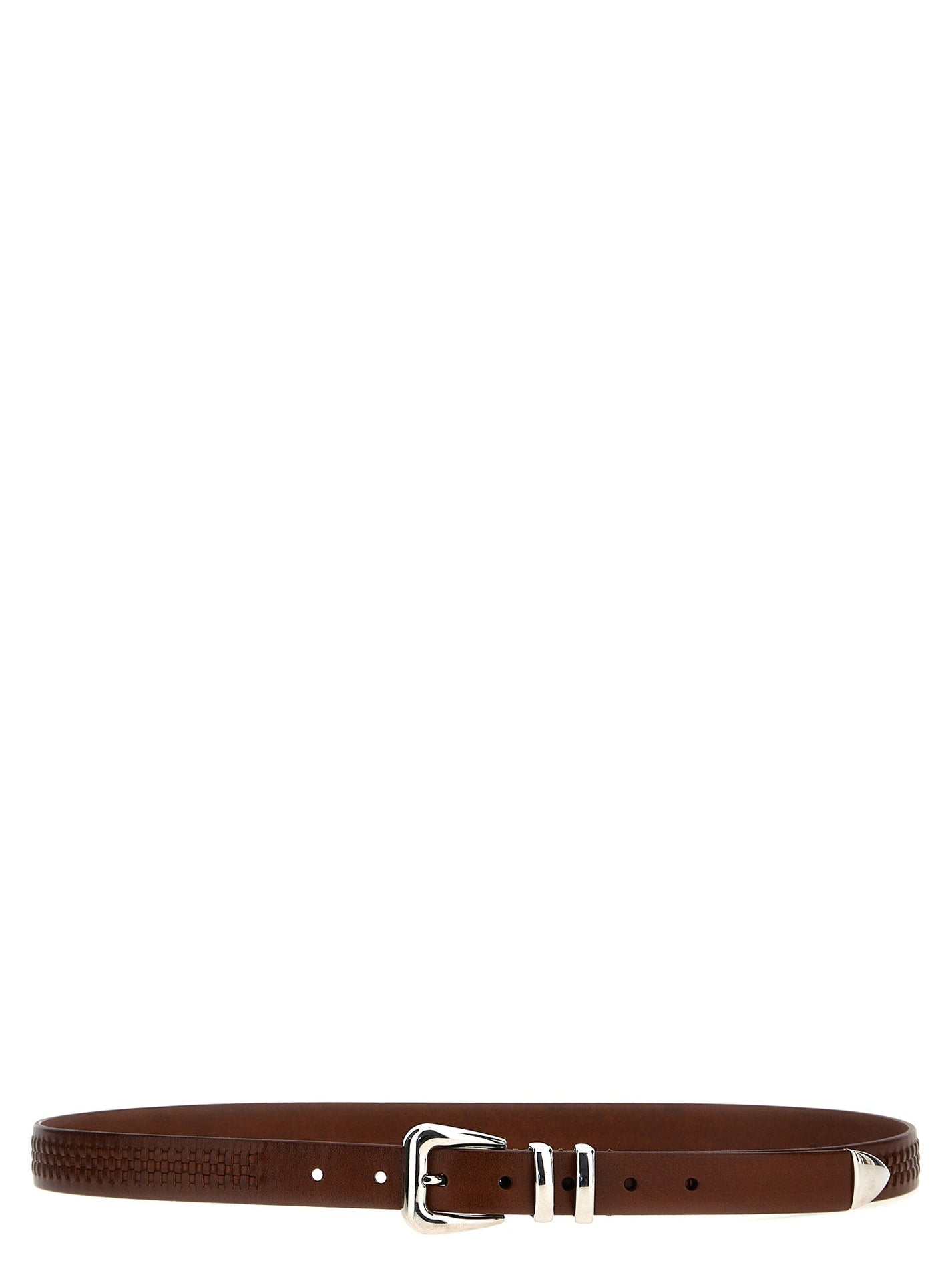 BRUNELLO CUCINELLI - BRUNELLO CUCINELLI - Leather belt - Men’s Accessories