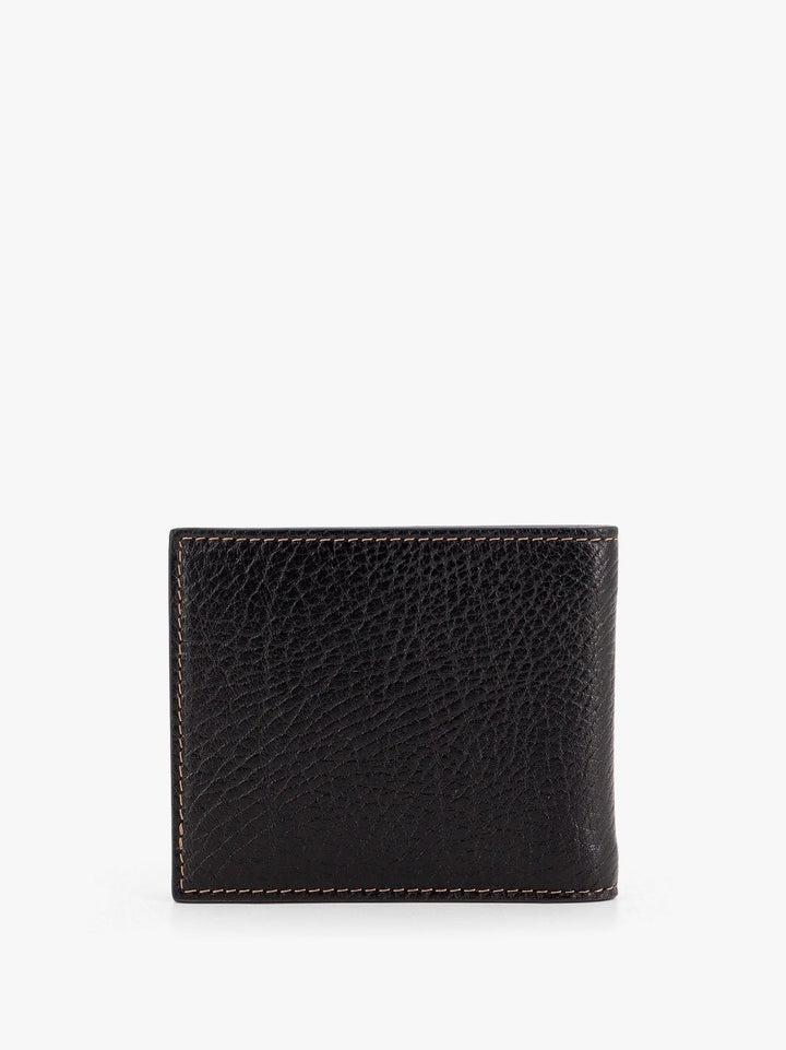 Brunello Cucinelli - Leather Wallet With Logo Engraving - Small Leather Goods
