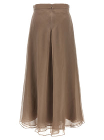 BRUNELLO CUCINELLI - BRUNELLO CUCINELLI - ’Paneled Circle’ skirt - Women’s Clothing