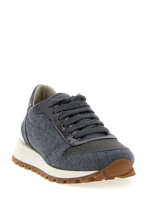 BRUNELLO CUCINELLI - BRUNELLO CUCINELLI - ’Runners Precious Toe’ sneakers - Women’s Shoes