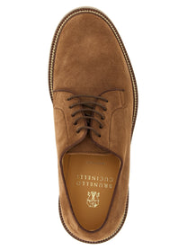 BRUNELLO CUCINELLI - BRUNELLO CUCINELLI - Suede derby - Men’s Shoes