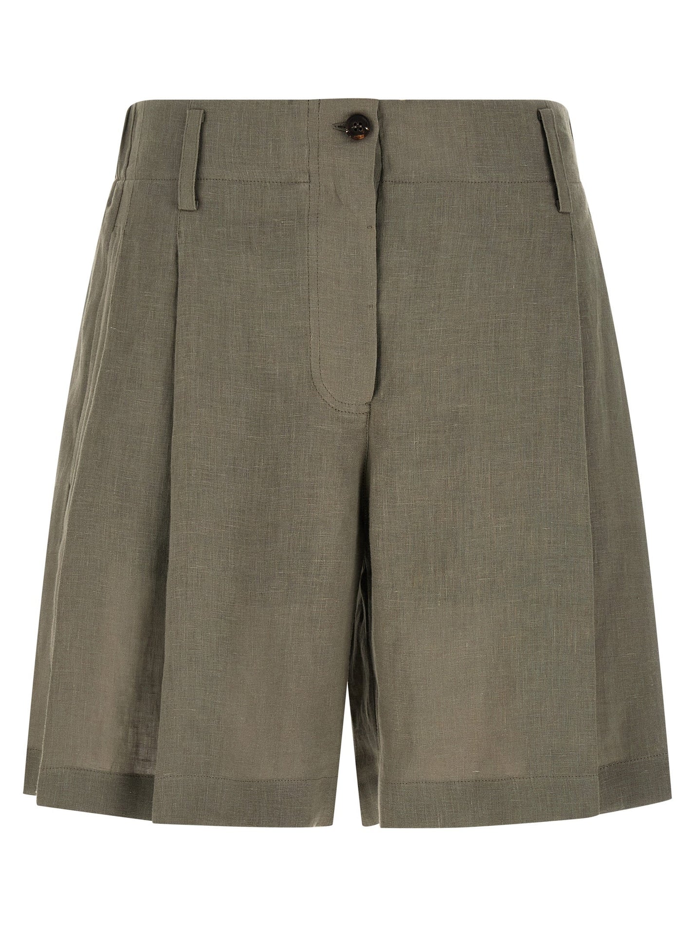 BRUNELLO CUCINELLI - BRUNELLO CUCINELLI - Linen shorts - Women’s Clothing