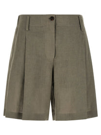 BRUNELLO CUCINELLI - BRUNELLO CUCINELLI - Linen shorts - Women’s Clothing