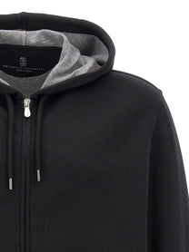 BRUNELLO CUCINELLI - BRUNELLO CUCINELLI - Zip hoodie - Men’s Sweatshirts