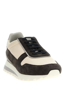 BRUNELLO CUCINELLI - BRUNELLO CUCINELLI - Leather suede sneakers - Men’s Shoes