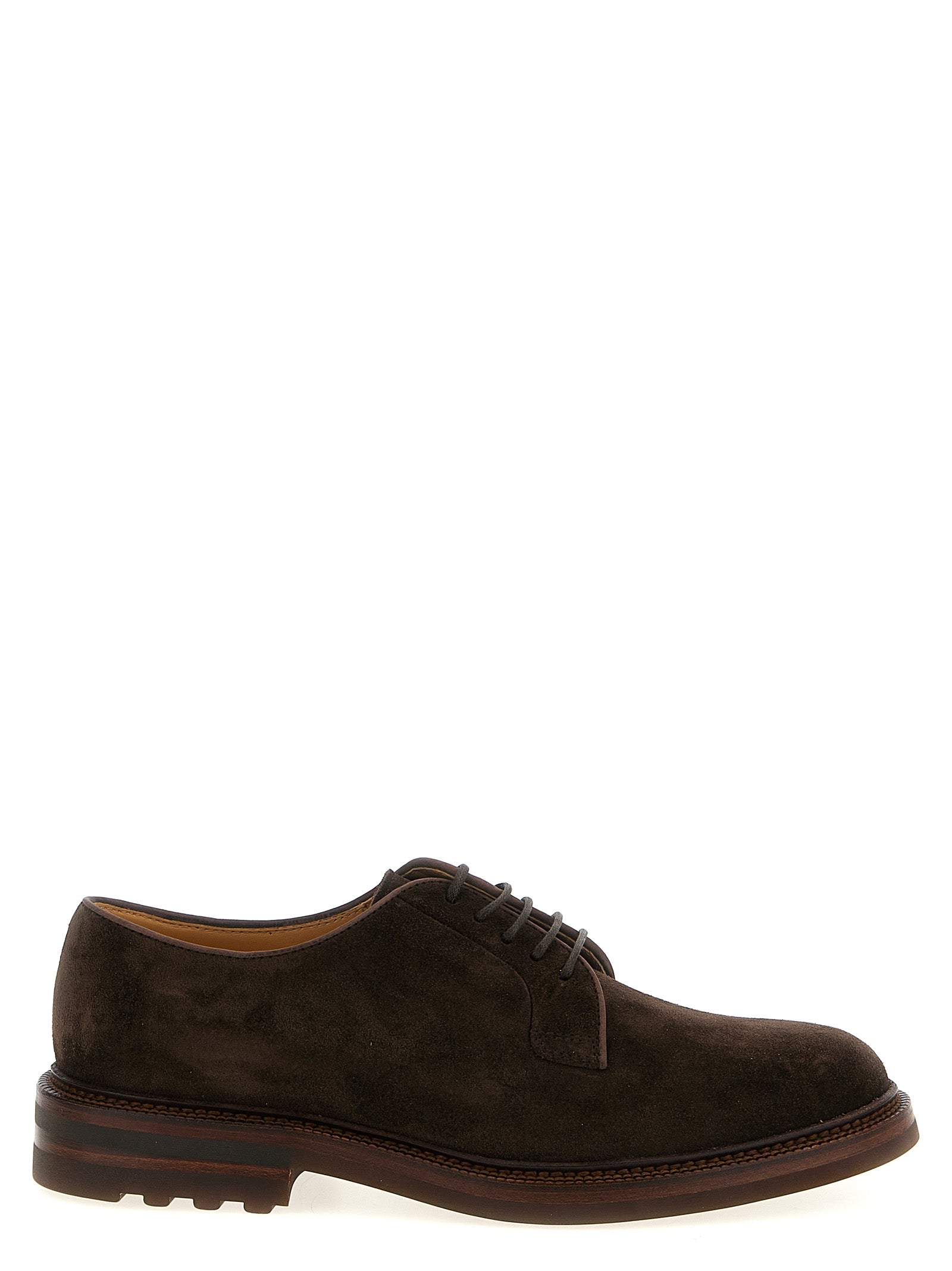 BRUNELLO CUCINELLI - BRUNELLO CUCINELLI - Suede derby - Men’s Shoes