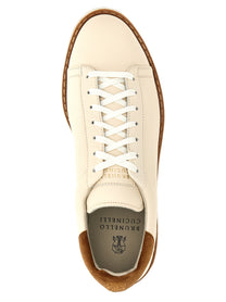BRUNELLO CUCINELLI - BRUNELLO CUCINELLI - Leather sneakers - Men’s Shoes