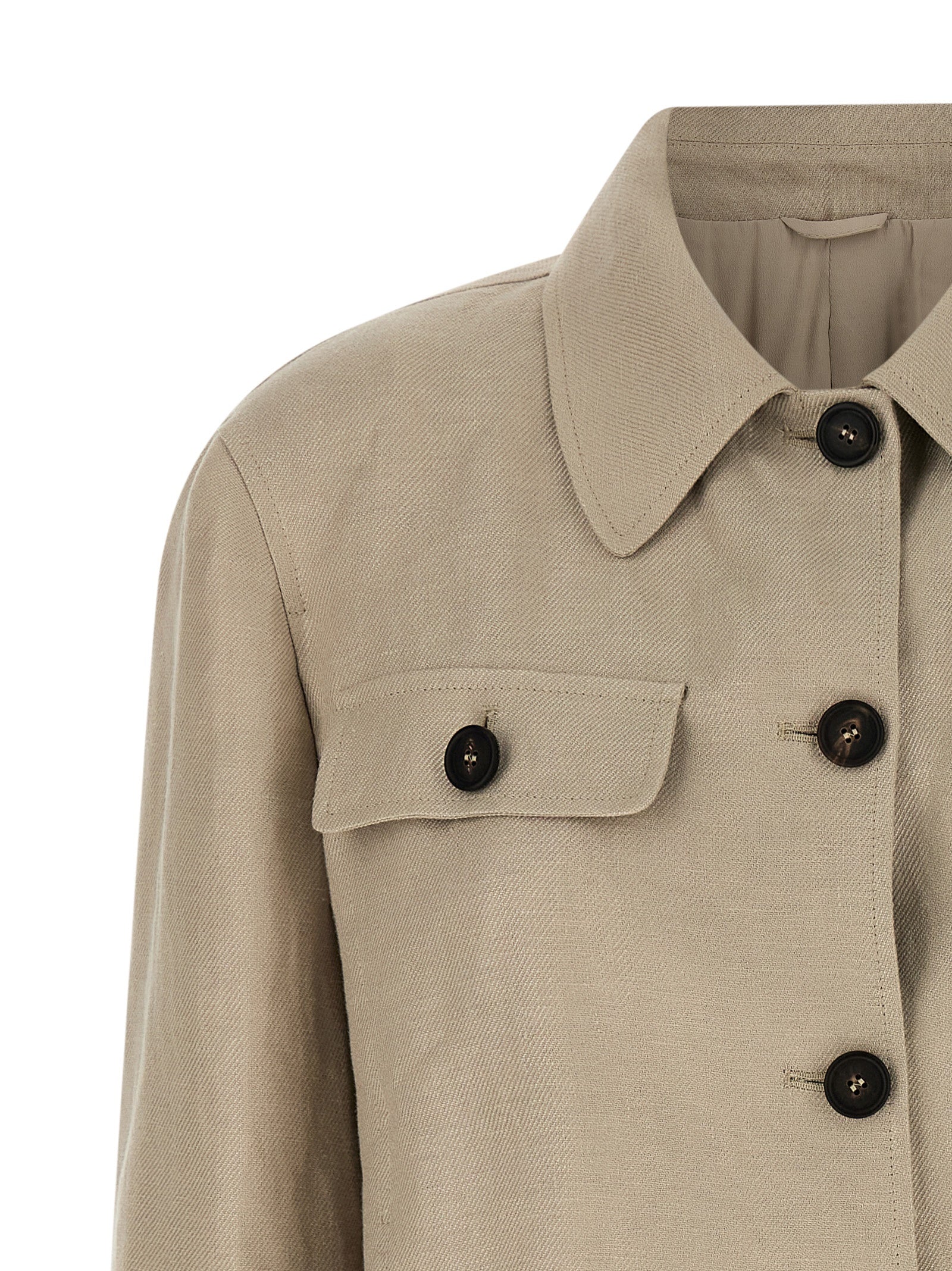 BRUNELLO CUCINELLI - BRUNELLO CUCINELLI - Linen blazer - Women’s Clothing