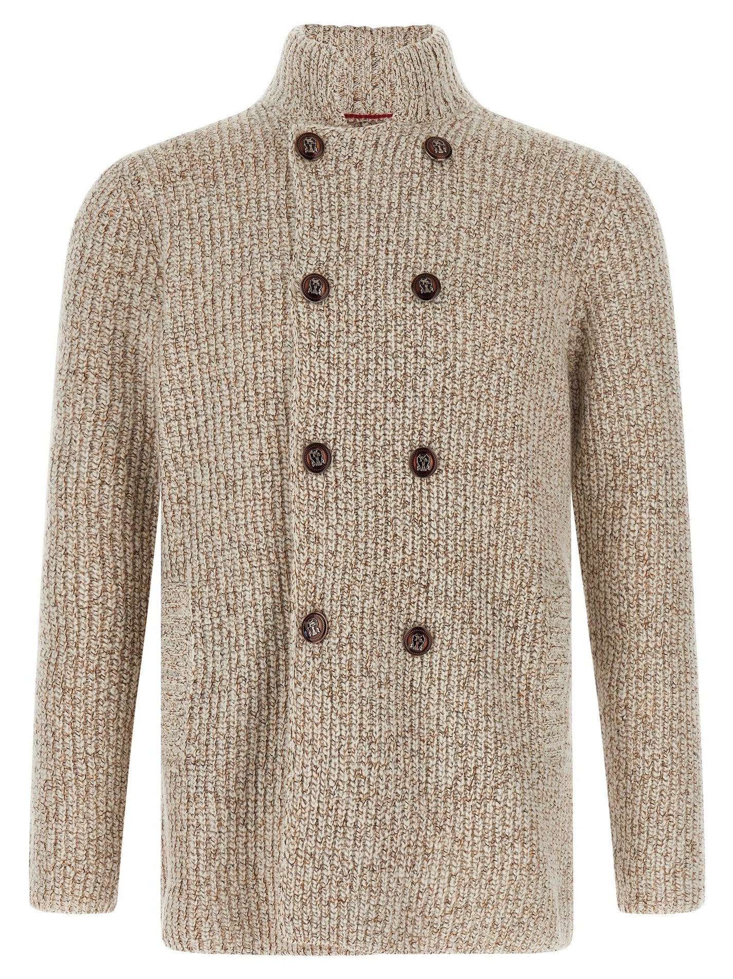 BRUNELLO CUCINELLI - BRUNELLO CUCINELLI - Cardigan Mouliné - Men’s Knitwear