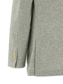 BRUNELLO CUCINELLI - BRUNELLO CUCINELLI - Single-breasted cashmere blazer - Men’s Clothing