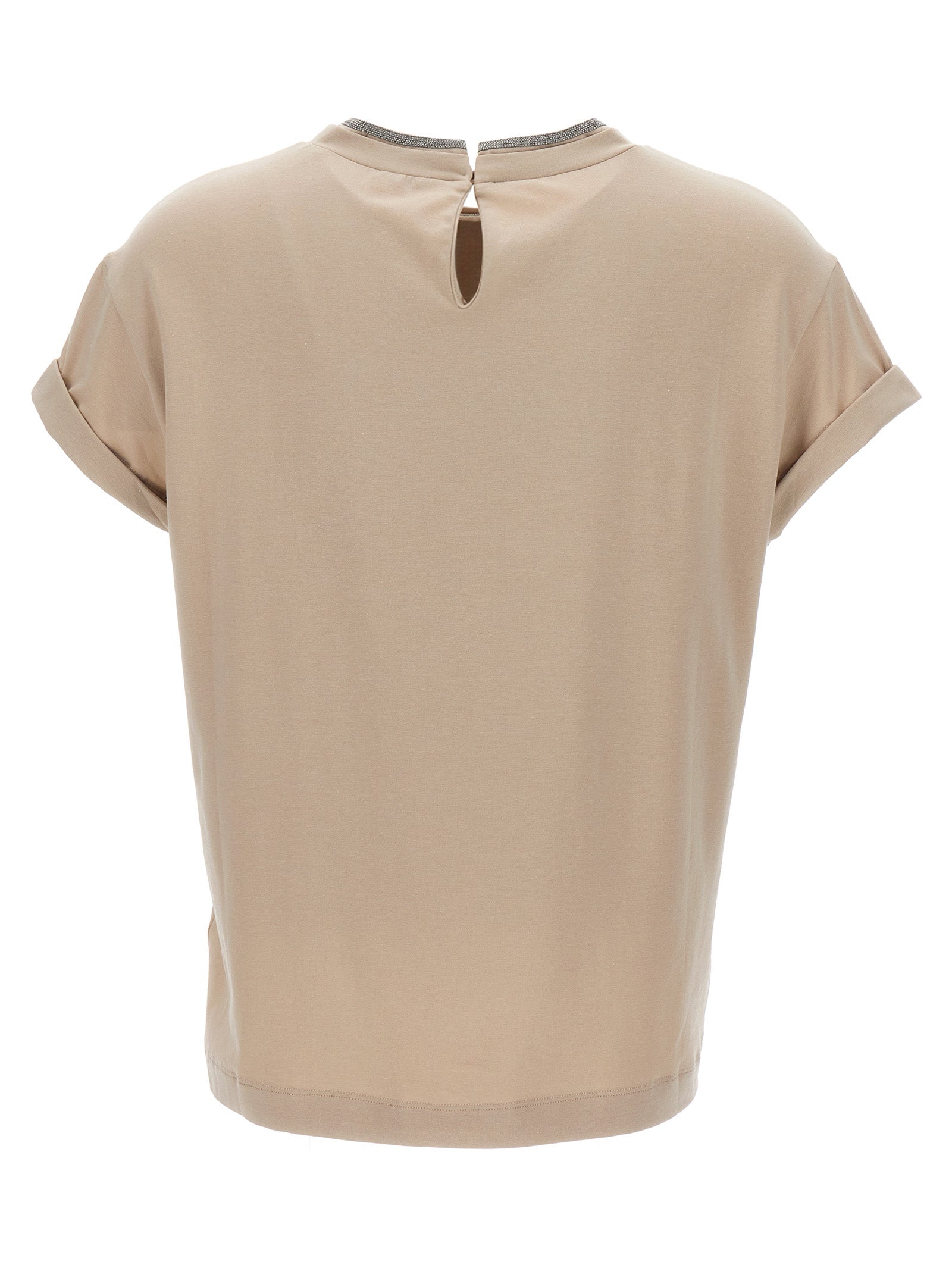 BRUNELLO CUCINELLI - BRUNELLO CUCINELLI - Monile T-shirt - Women’s Tops