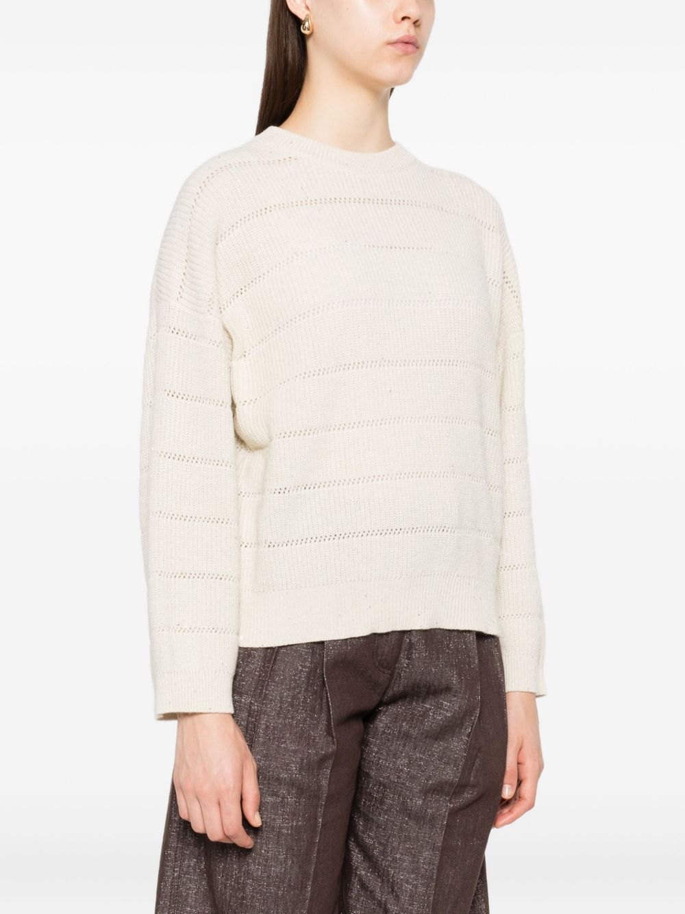 Brunello Cucinelli - Brunello Cucinelli Sweaters Beige - Topwear