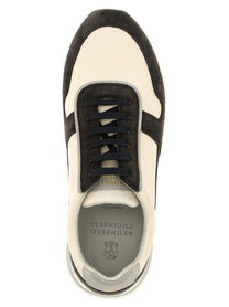 BRUNELLO CUCINELLI - BRUNELLO CUCINELLI - Leather suede sneakers - Men’s Shoes
