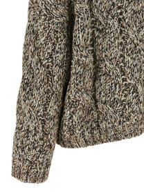 BRUNELLO CUCINELLI - BRUNELLO CUCINELLI - ’Dazzling Net’ sweater - Women’s Knitwear