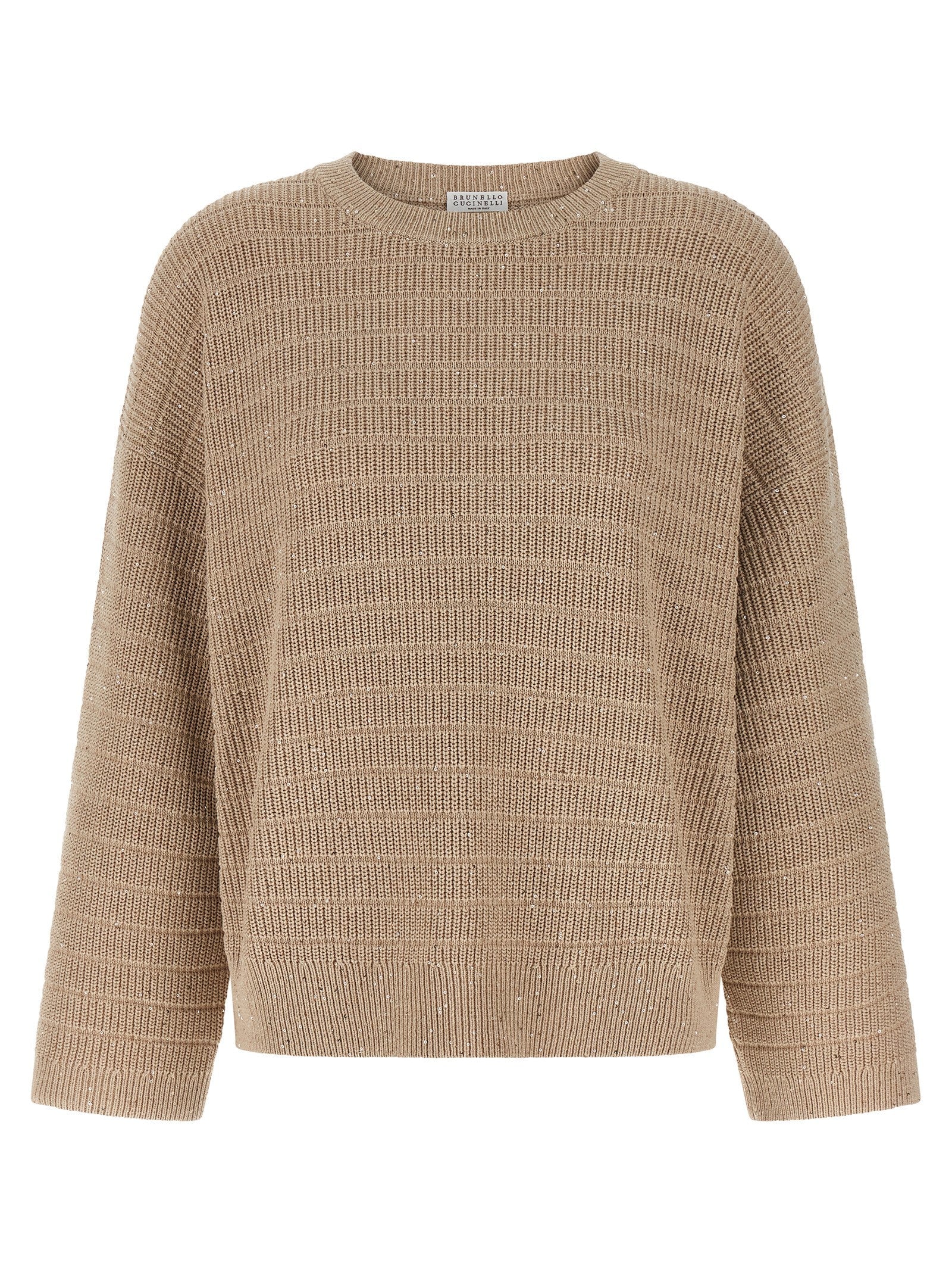 BRUNELLO CUCINELLI - BRUNELLO CUCINELLI - Diamond Cotton sweater - Women’s Knitwear