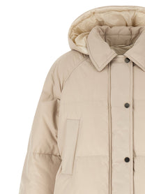 BRUNELLO CUCINELLI - BRUNELLO CUCINELLI - ’Shiny Zipper Pull’ down jacket - Women’s Outerwear