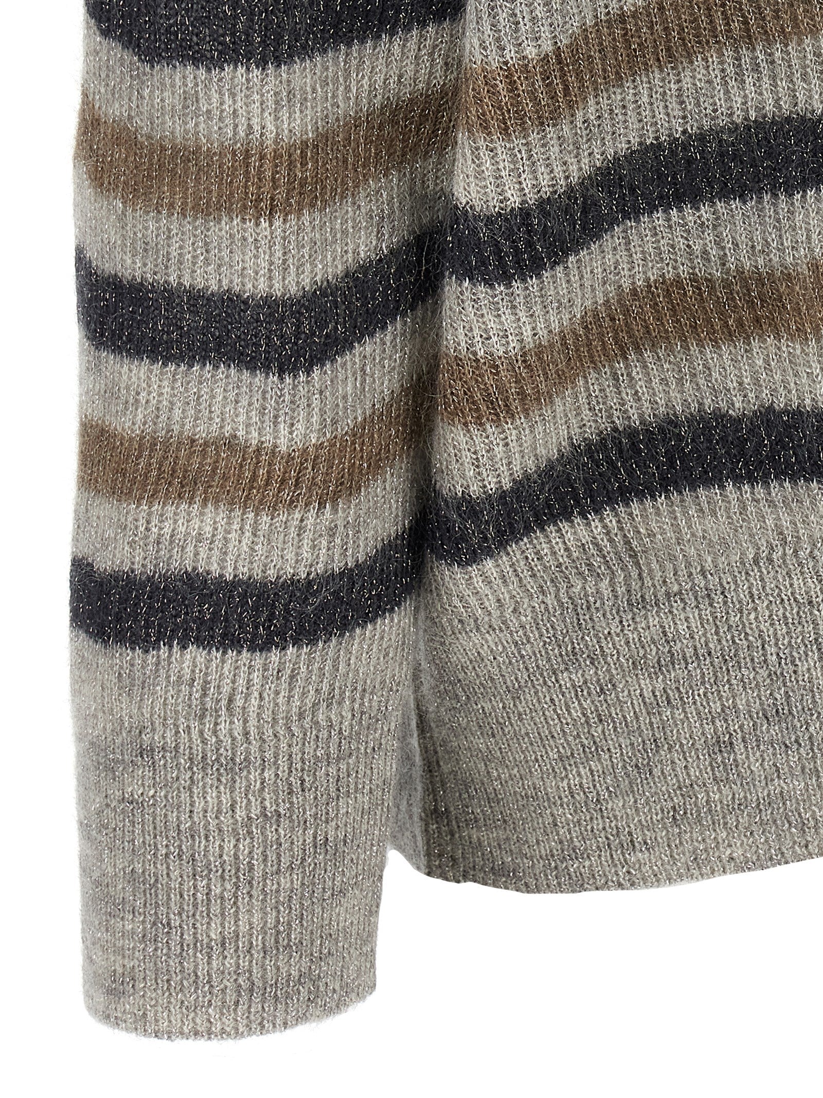 BRUNELLO CUCINELLI - BRUNELLO CUCINELLI - Lurex wool cardigan - Women’s Knitwear