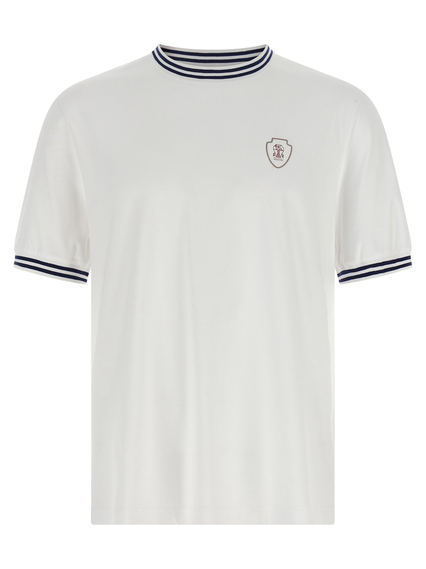 BRUNELLO CUCINELLI - BRUNELLO CUCINELLI - Solomeo coat of arms t-shirt - Men’s Tops
