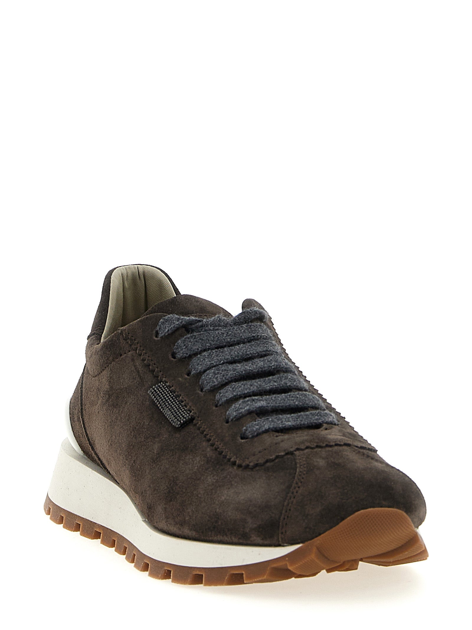 BRUNELLO CUCINELLI - BRUNELLO CUCINELLI - Shiny Tab sneakers - Women’s Shoes