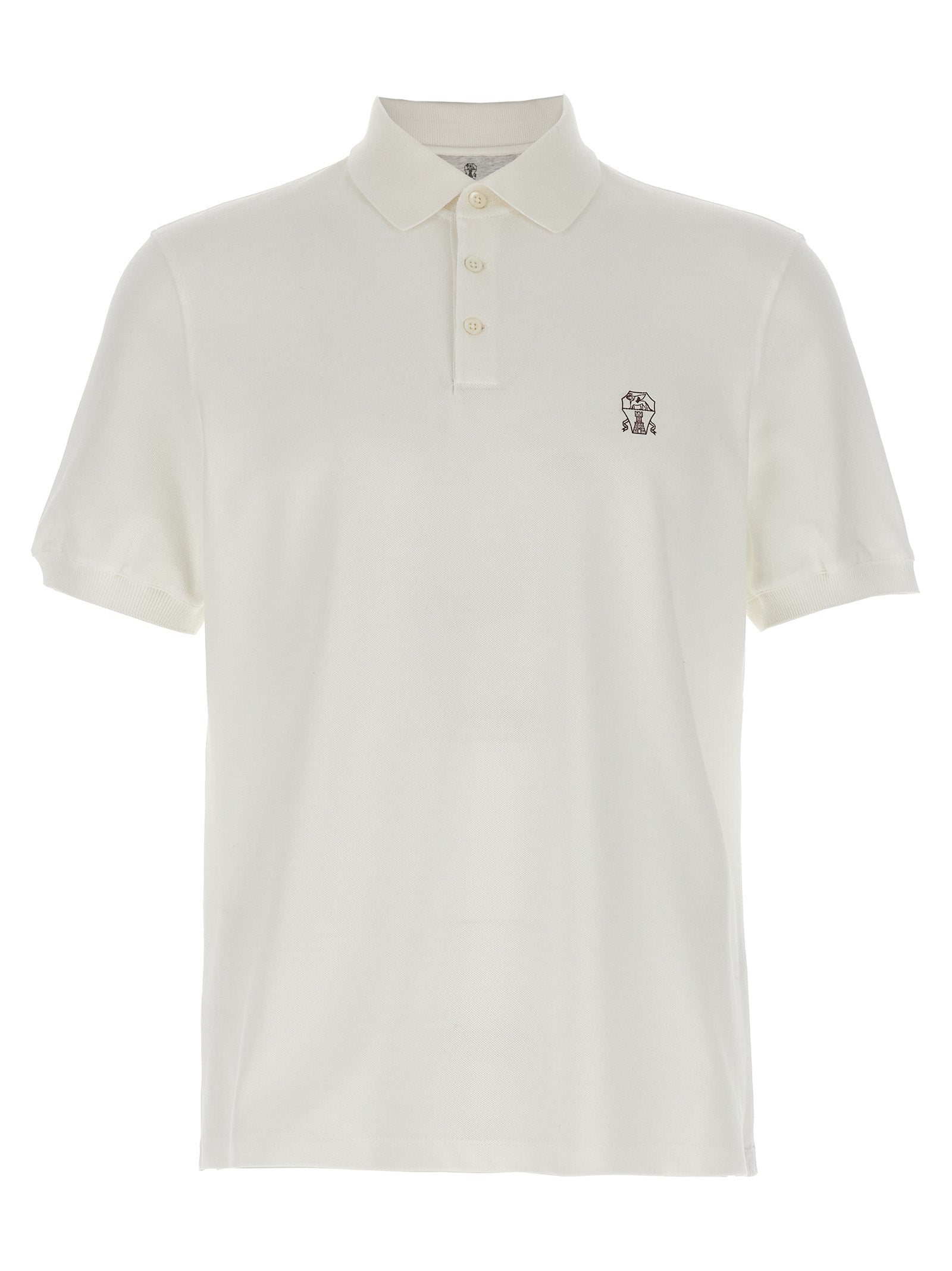 BRUNELLO CUCINELLI - BRUNELLO CUCINELLI - Piqué polo shirt - Men’s Tops