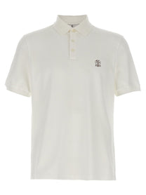 BRUNELLO CUCINELLI - BRUNELLO CUCINELLI - Piqué polo shirt - Men’s Tops