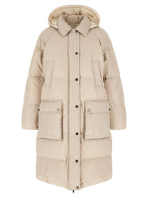 BRUNELLO CUCINELLI - BRUNELLO CUCINELLI - ’Shiny Zipper Pull’ down jacket - Women’s Outerwear