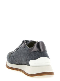 BRUNELLO CUCINELLI - BRUNELLO CUCINELLI - ’Runners Precious Toe’ sneakers - Women’s Shoes