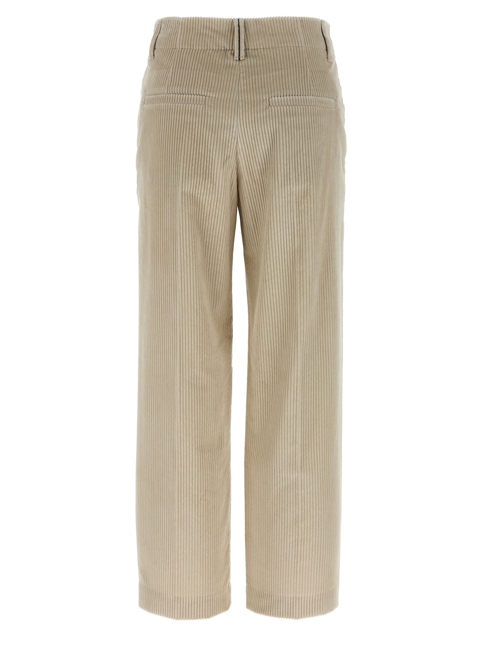 BRUNELLO CUCINELLI - BRUNELLO CUCINELLI - Monile velvet pants - Women’s Pants