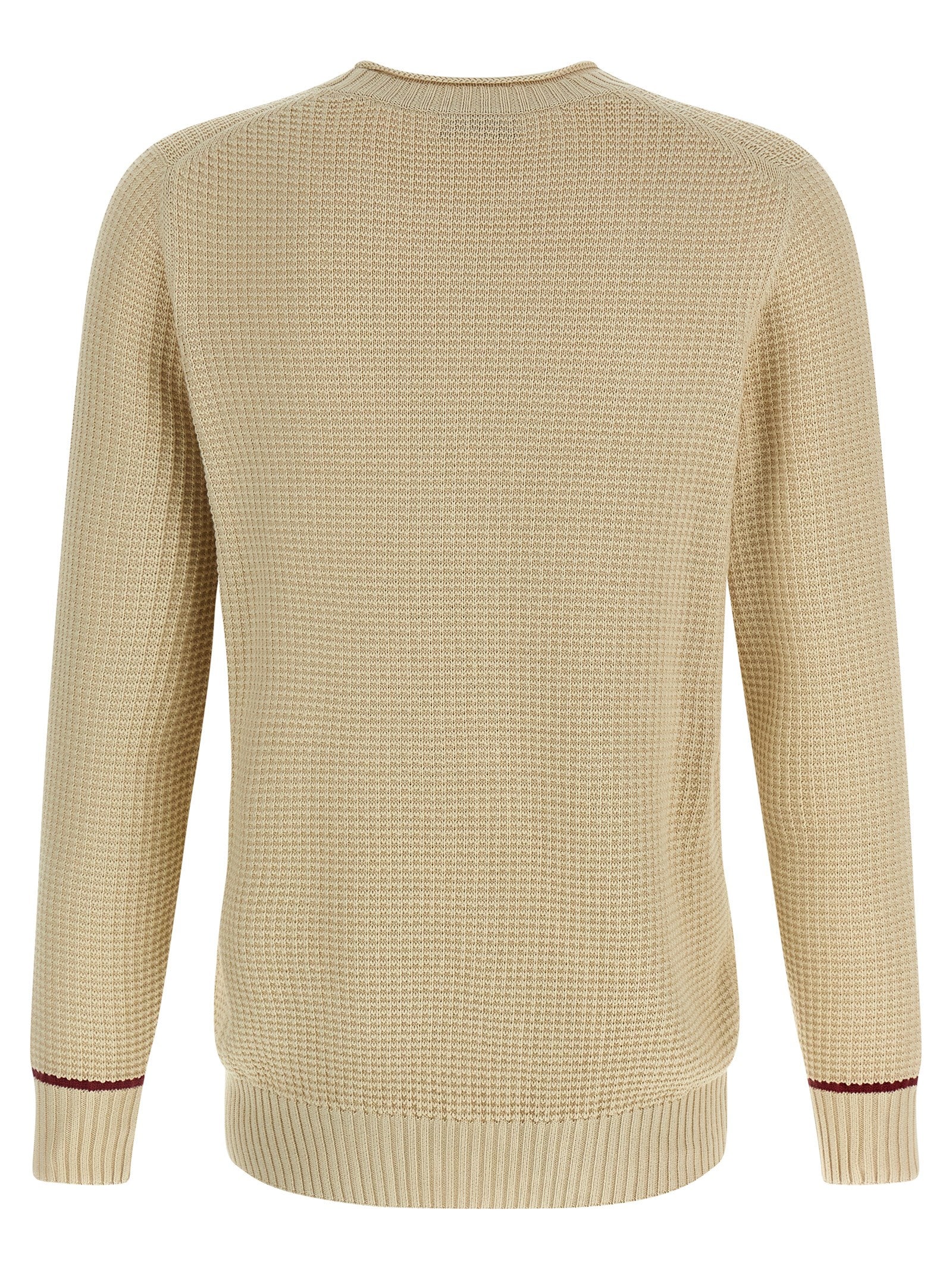BRUNELLO CUCINELLI - BRUNELLO CUCINELLI - Waffle stitch cotton sweater - Men’s Knitwear